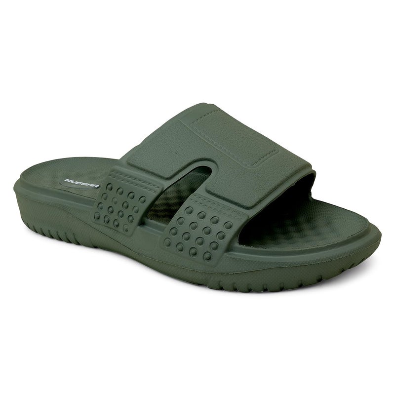 Hygear Men's Garcia Olive green Slipper_10 UK (HG-GE-1012) - Image 3