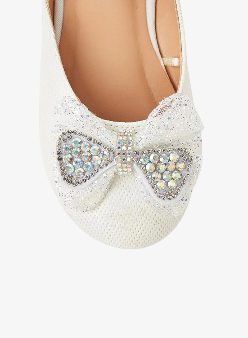 Flora Bella By Shoexpress Girls Hook & Loop Ballerina Ramadan Collection