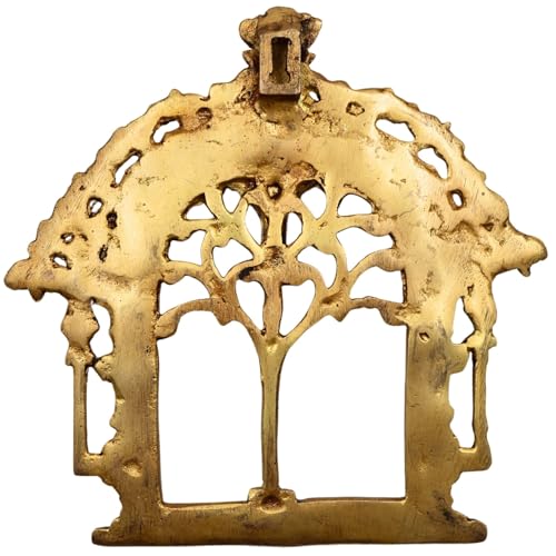 Bhunes Brass Prabhavali Arch Frame Prabha Mandala Halo for Vishnu Shiva Ganesha Krishna Lakshmi Durga Idol Temple Pooja Decorative Halo, Gold, 8 Inch, 1 Piece - Image 5