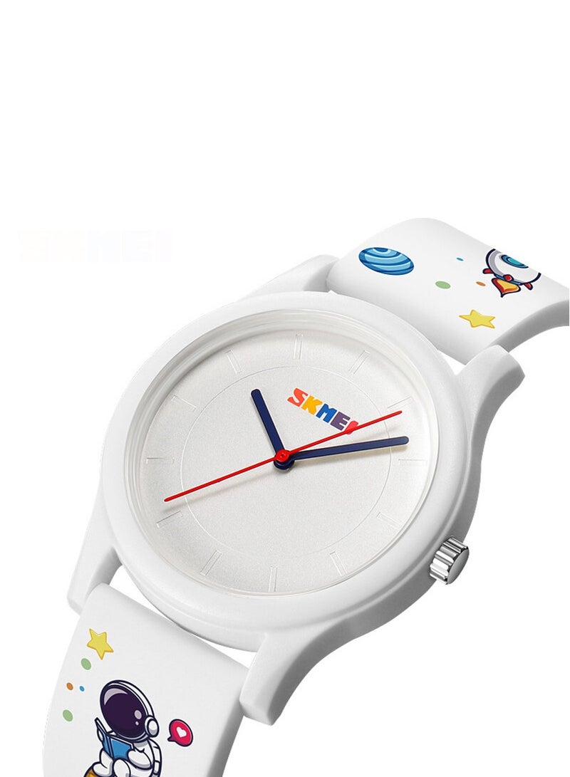 SKMEI Unisex Kids Quartz Original Silicone Band Luminous Waterproof Simple Student Wristwatch - 1880 - Image 2
