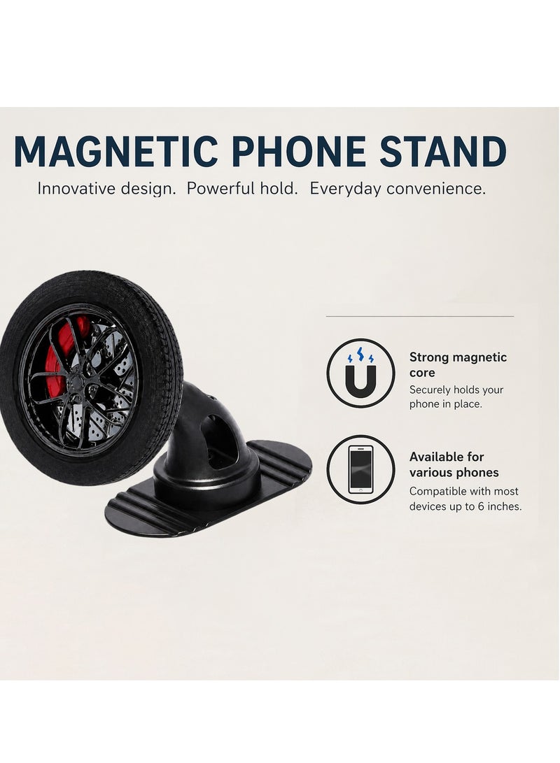 Magsafe Magnetic Car Phone Holder 360° Rotation Dashboard Mount Strong Magnetic Mobile Stand Universal Smartphone Holder Anti Slip Washable Base One Hand Use Car Accessories Stable Grip Navigation Holder for All Phones - Image 5