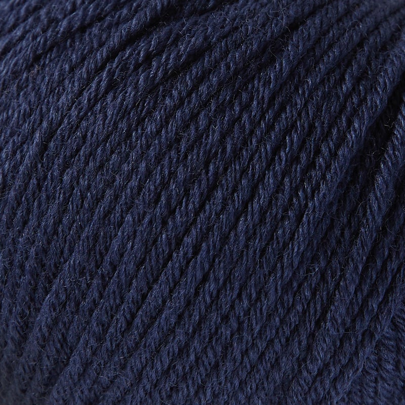 Gisimo 100% Merino Wool Yarn, 6-Ply Luxurious and Soft Yarn for Hand Knitting & Crocheting, 1.76 OZ/50g, 127 yds/116 Meters (Navy Blue, 3 Balls) - Image 2