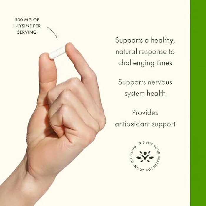 Swanson Free Form L-Lysine - Natural Supplement Promoting Stress Support & Nervous System Health - May Promote Calm Mood & Relaxation - (300 Capsules, 500mg Each) - Image 4