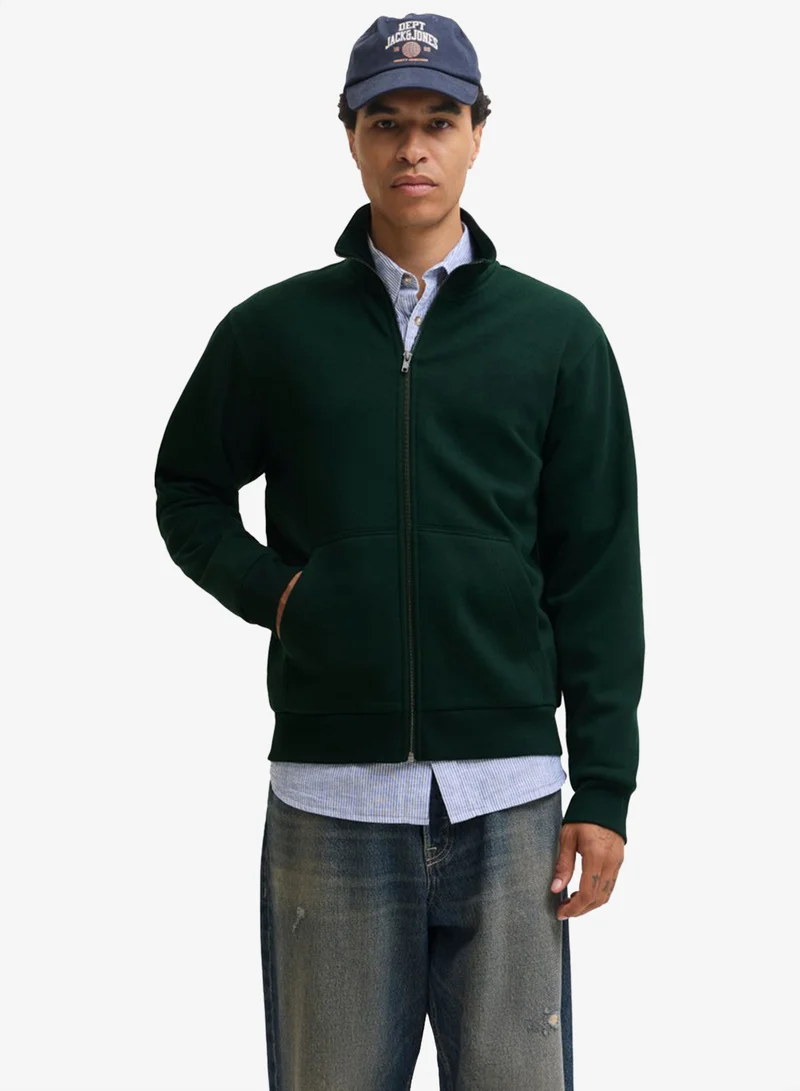 Casual Logo Zip Hoodie
