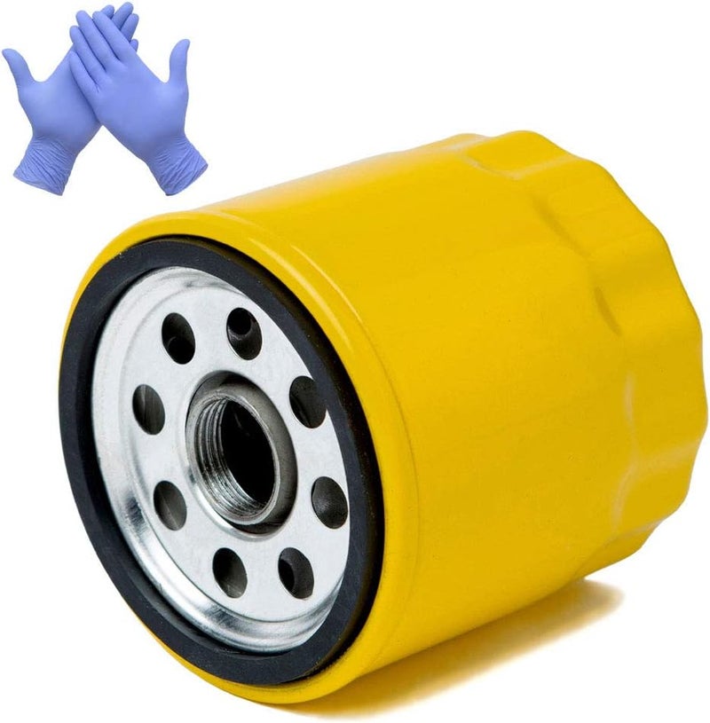 HOODELL 52 050 02 Oil Filter with Gloves, Pro Performance Compatible with Kohler 52 050 02 S, Cub Cadet LTX 1040, Lawn Mower/Tractor Extend Life Series Oil Filter - Image 1