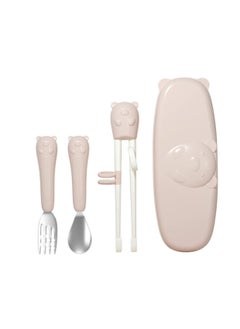 Excefore Training Chopsticks Set Kids Training Chopsticks Toddler Learning Utensils Chopsticks Spoon Fork Children Training Chopsticks Learning Chopsticks for Beginners  - Image 1