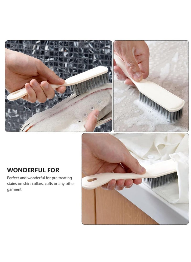 Arabest 4 Pack Cleaning Brush Set, Kitchen Cleaning Brush with Handle, Multipurpose Cleaning Brush for Shoes, Bathroom, Tub, Tile  - Image 4