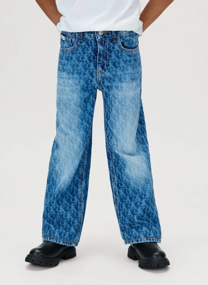 كالفن كلاين جينز Youth Straight Fit Jeans