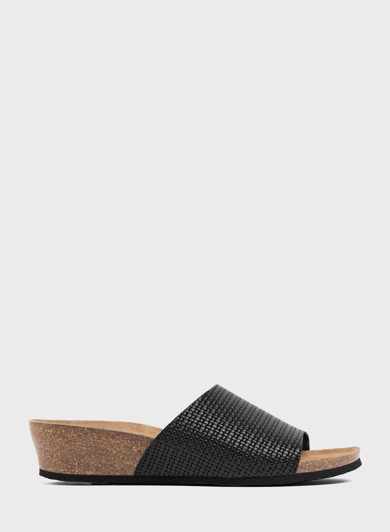 BAYTON Ventura One Strap Wedge Sandals  - Image 1