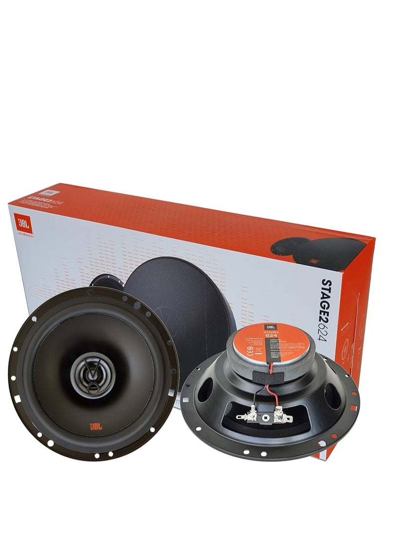 JBL STAGE2 624Two-Way Coaxial Car Speakers Size 6.5 inch 2 warranty - Image 1