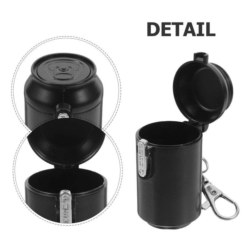 Large Sealed Leakproof Portable Round Cigarette Ashtray With Lid For Car Travel Outdoor Home - Image 4
