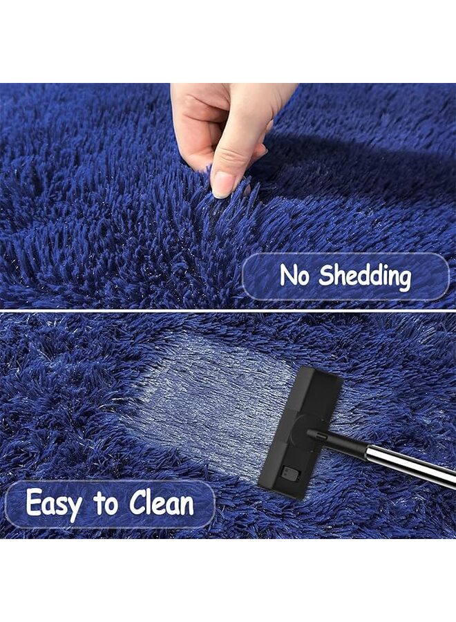 LAMAY 4x4 ft Round Area Rug, Thick Extra Soft Fluffy Area Rug, Plush Round Mat for Cozy Bedroom and Modern Living Room Decor, Non-Slip Soft Padding for Dorms and Nurseries - Image 4