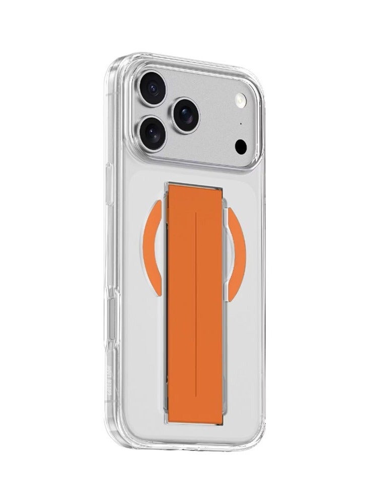 جرين ليون جراب MagSafe Grip / غطاء iPhone 17 Pro Max / جراب iPhone - واقي للشاشة والكاميرا - تيتانيوم برتقالي - Image 5