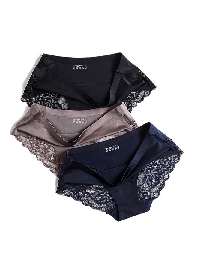 Zeemey Zeemey 6 Pack Womens Underwear Cotton Sort Bikini Breathable Panties Low Rise Hipster Ladies Panties - Image 2