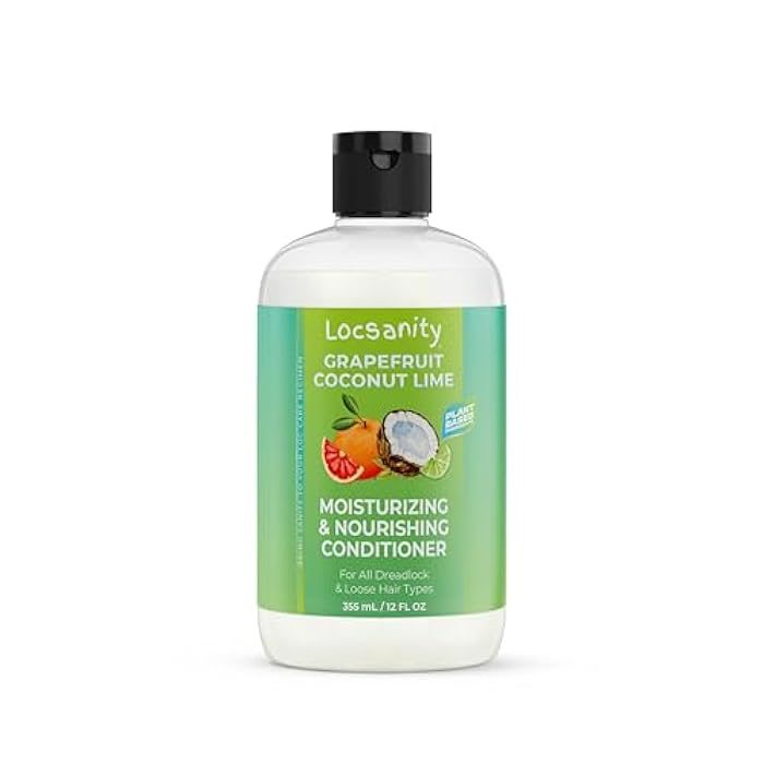 Locsanity - Grapefruit Coconut & Lime 2-in-1 Loc Conditioner for Dreads - 16oz - Hydrating, Strengthens Hair | Conditoner for Dreads, Sisterlocks, Locks, | Optimal for Mature Locs - Image 1