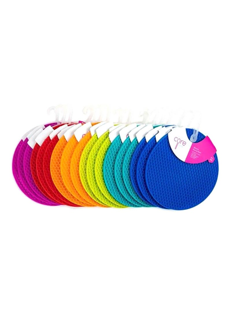 Anti Microbial Series Round Trivet Multicolor