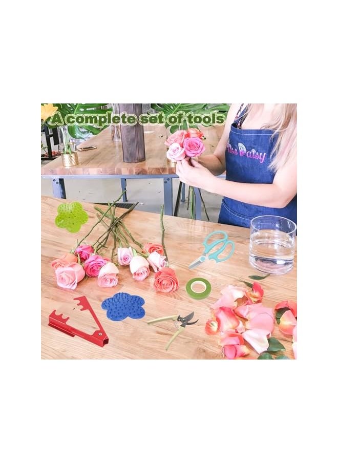 PROMASS - promass 63PCS Gardening Tools,Thorn Remover Tool Set with Garden Gloves,Flower Stem Cutter,Scissors and Floral Tape for Gardening Flower Arrangement for Wedding,Flower Arrngement,Florist Supplies - Image 1