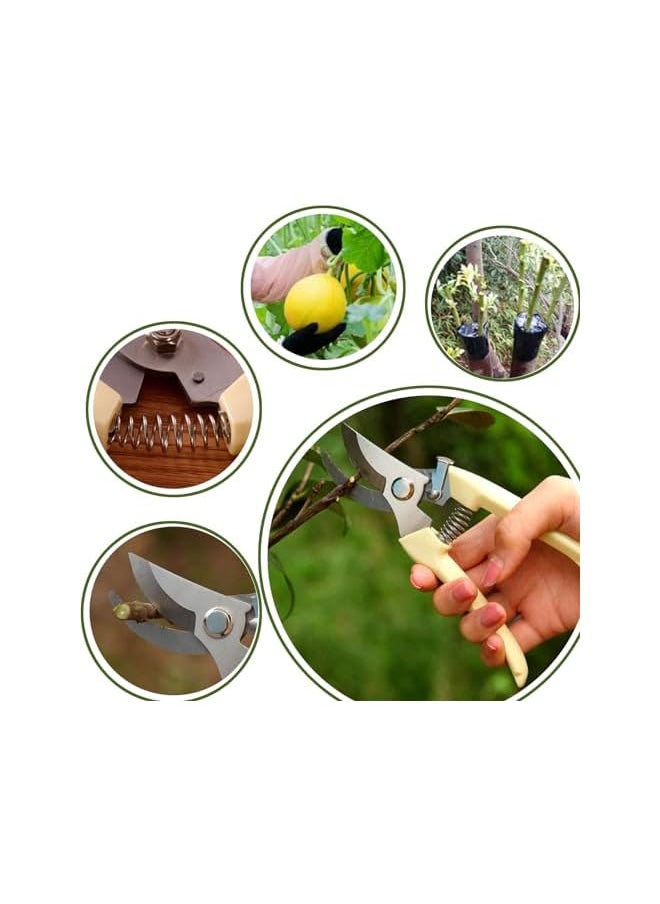 PROMASS - promass 63PCS Gardening Tools,Thorn Remover Tool Set with Garden Gloves,Flower Stem Cutter,Scissors and Floral Tape for Gardening Flower Arrangement for Wedding,Flower Arrngement,Florist Supplies - Image 1