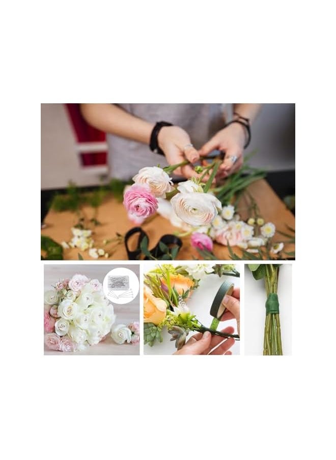 PROMASS - promass 63PCS Gardening Tools,Thorn Remover Tool Set with Garden Gloves,Flower Stem Cutter,Scissors and Floral Tape for Gardening Flower Arrangement for Wedding,Flower Arrngement,Florist Supplies - Image 1