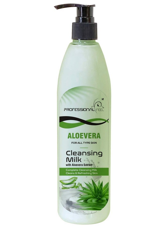 Professional Feel Aloe Vera Cleansing Milk For All Skin Type (Smooth Soft & Clean Skin) Healthy & Whitening - 500 gm (Aloevera Cleansing) - Image 1