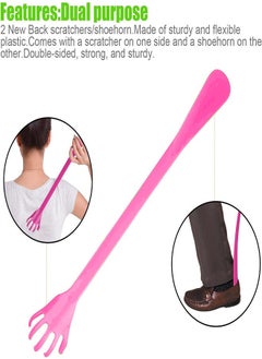 Bukela 2-in-1 Dual Purpose Back Scratcher & Shoehorn - Long Handle Itch Relief Massager Tool for Men & Women (Multi-Functional Design)  - Image 2