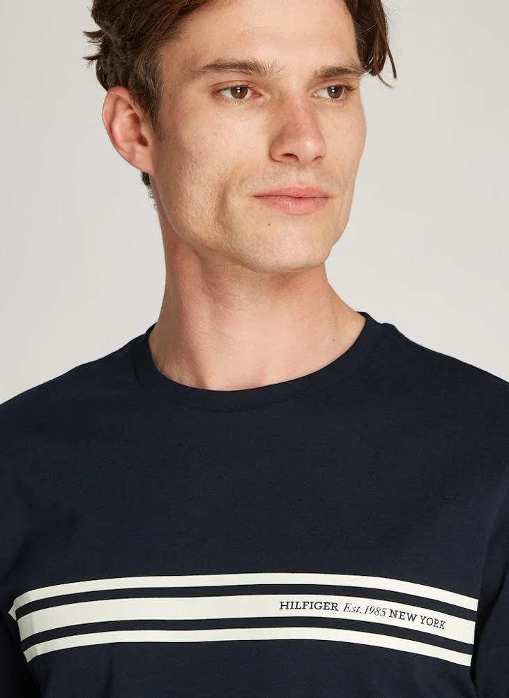 TOMMY HILFIGER Stripe Crew Neck T-Shirt