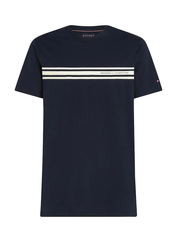 TOMMY HILFIGER Stripe Crew Neck T-Shirt