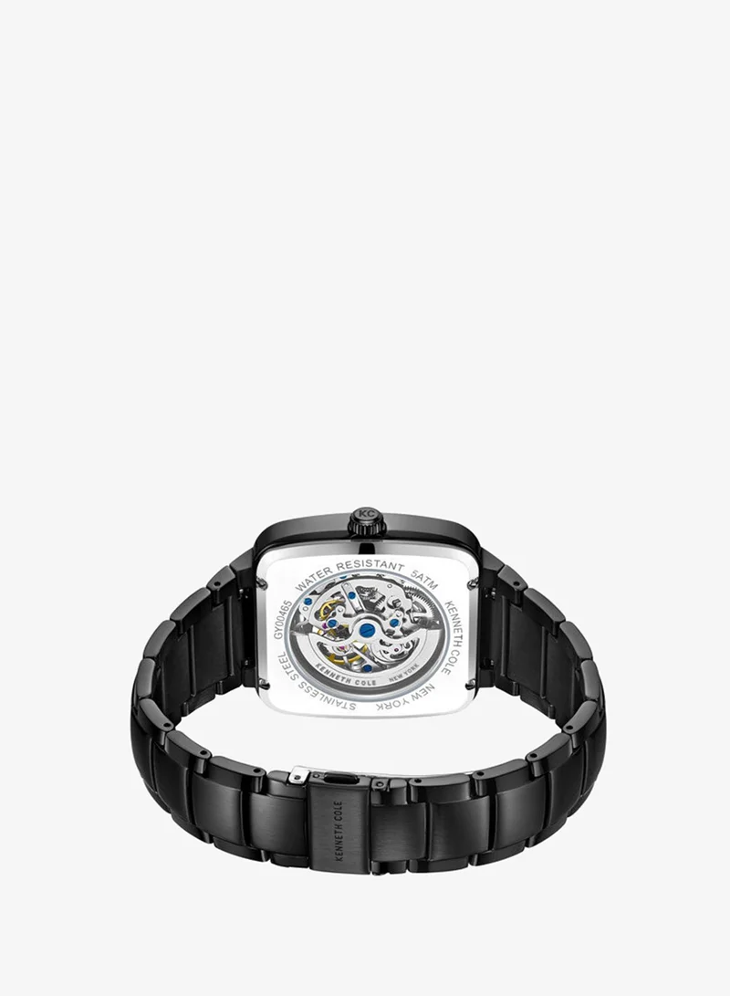 Kenneth Cole New York  Kenneth Cole New York 40mm Automatic Men's Watch with Black Dial & Black Stainless Steel Bracelet for Men | Best Price UAE
