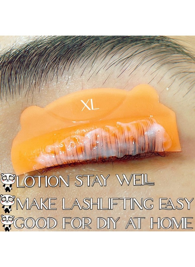 ICONSIAM Lash Lift Pad Eyelash Lift Shield 5 Sizes Perm Rod Diy Lash Lifting At Home Softer Perming Curlers Fit Eyes Reusable Silicone Roller Orange Flat C Curl Work With Glue Balm Very Well - Image 5