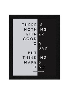 ArtX ArtX Paper Good or Bad Motivational Quotes Frames For Study Room Ofiice Classroom Study Room Multicolor Inspirational A4 10x13 In Set of 1  - Image 1