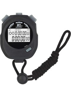 Stopwatch, Countdown Timer and Stopwatch Record 20 Memories Lap Split Time with Tally Counter and Calendar Clock with Alarm for Sports Coaches and Referees