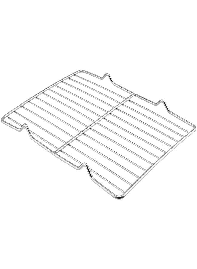 MUKLEI 4 Pack 10 × 8 x 0.8 Inch Metal Grate Cooling Rack, Stainless Steel Small Wire Cooling Rack, Rectangle Baking Cooling Rack for Cooking, Fits Small Toaster Oven, Dishwasher Safe - Image 5