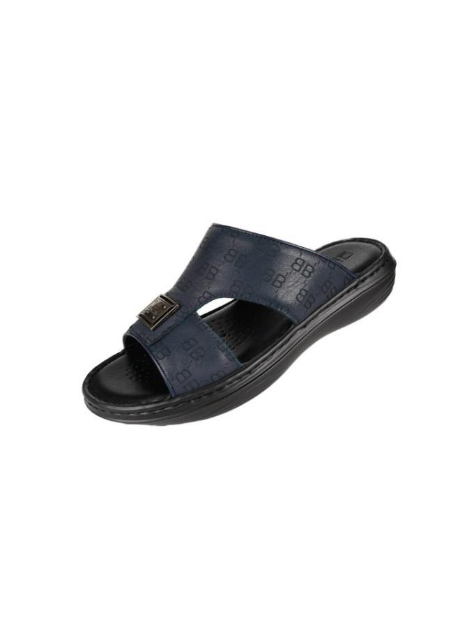 barjeel uno - 008-3463 Barjeel Mens Arabic Sandals 21410-13 Blue - Image 1