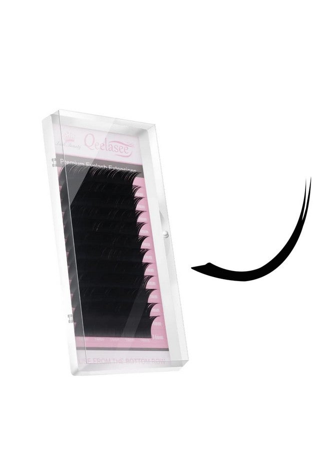 Qeelasee Ellipse Eyelash Extension 0.20 Cc Curl 12Mm Flat Eyelashes False Mink Individual Eyelash Extension Professional Salon Used By Qeelasee - Image 1