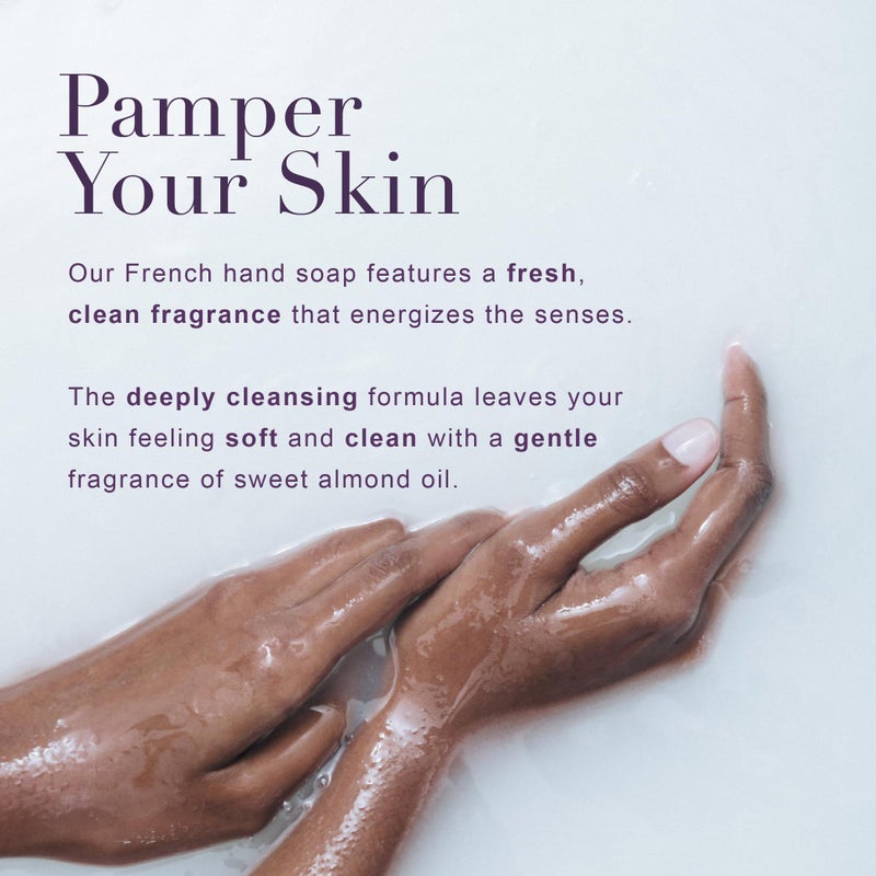 A LA MAISON French Liquid Hand Soap, Citrus Blossom - Natural Hand Wash Made with Essential Oils - Biodegradable, Plant-Based, Vegan, Cruelty-Free, Alcohol & Paraben Free (16.9 oz, 3 Pack) - Image 4