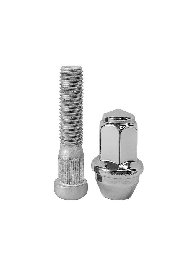 Mysttoo 4PCS M14x1.5 Chrome Wheel Lug Stud Nut Set 610-620 Compatible with 2015-2023 Ford Mustang Explorer Edge Fusion Lincoln Continental MKZ MKX Aviator 611-007 ACPZ1012D ACPZ1012M - Image 5