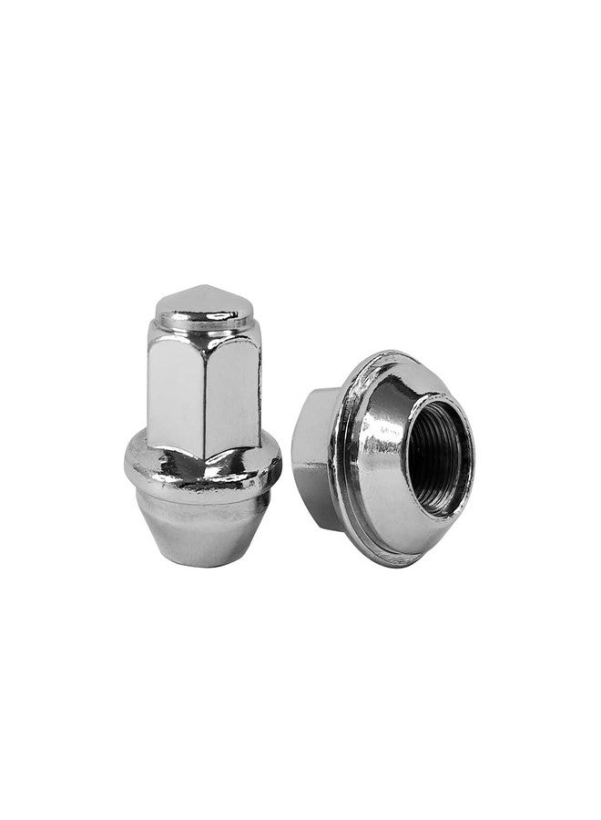 Mysttoo 4PCS M14x1.5 Chrome Wheel Lug Stud Nut Set 610-620 Compatible with 2015-2023 Ford Mustang Explorer Edge Fusion Lincoln Continental MKZ MKX Aviator 611-007 ACPZ1012D ACPZ1012M - Image 2