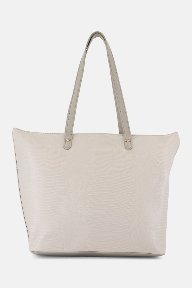 Lavie حقيبة توت نسائية بنقشة حيوانات، رمادي - Image 2