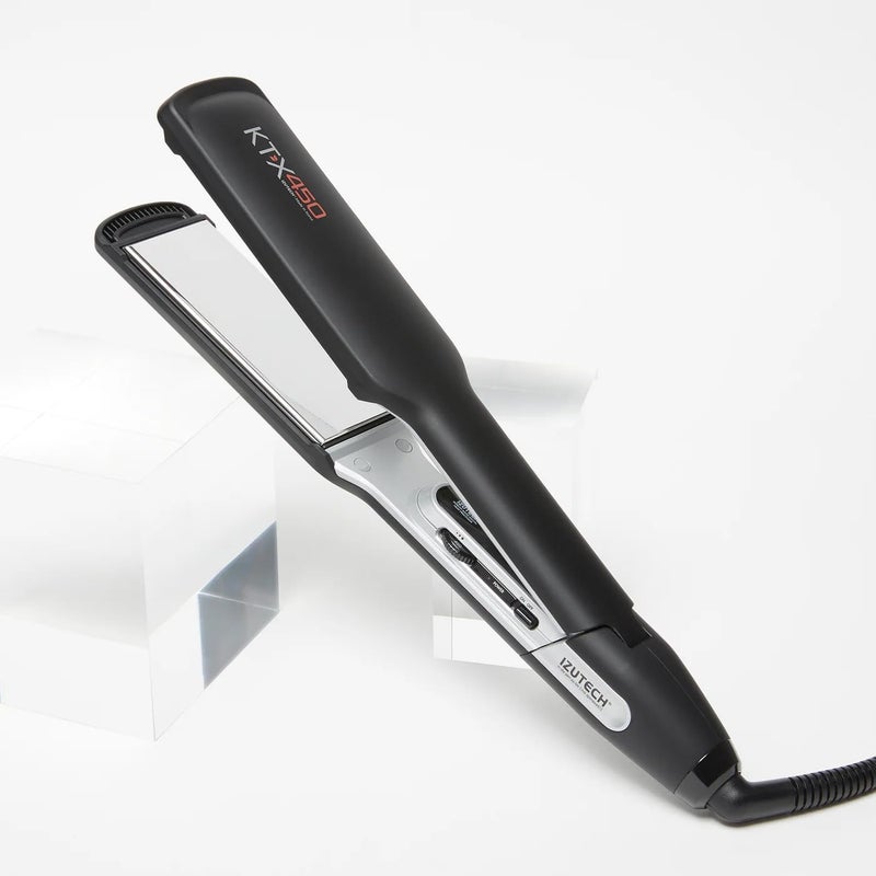 IZUTECH KTX450 XLT3 Titanium 175 Ultimate Pro Straightening Iron Black