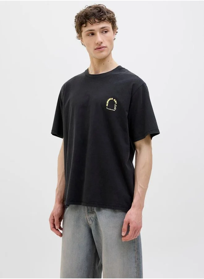 جاك اند جونز Jack & Jones Graphic Print Short Sleeve T-Shirt