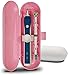 Nincha Plastic Electric Toothbrush Travel Case for OralB Pro Series 2 packs WhitePink - Image 1