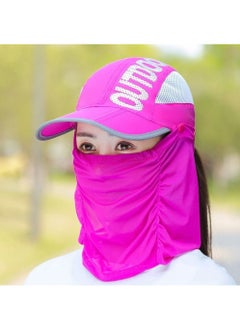 Outdoor Sport Hiking Visor Hat For Women Or Men UV Protection Face Neck Cover Fishing Sun Protect Baseball Cap
