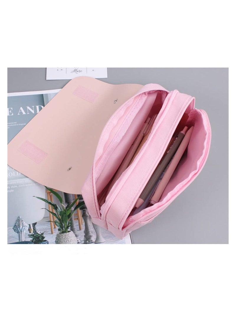 Kawaii Cherry Blossom Pencil Case, Pink Large Capacity Pouch for School Supplies, Makeup, and Stationery - Perfect for Teen Girls and Boys, Stylish Pencil Pouch and Pen Bag.