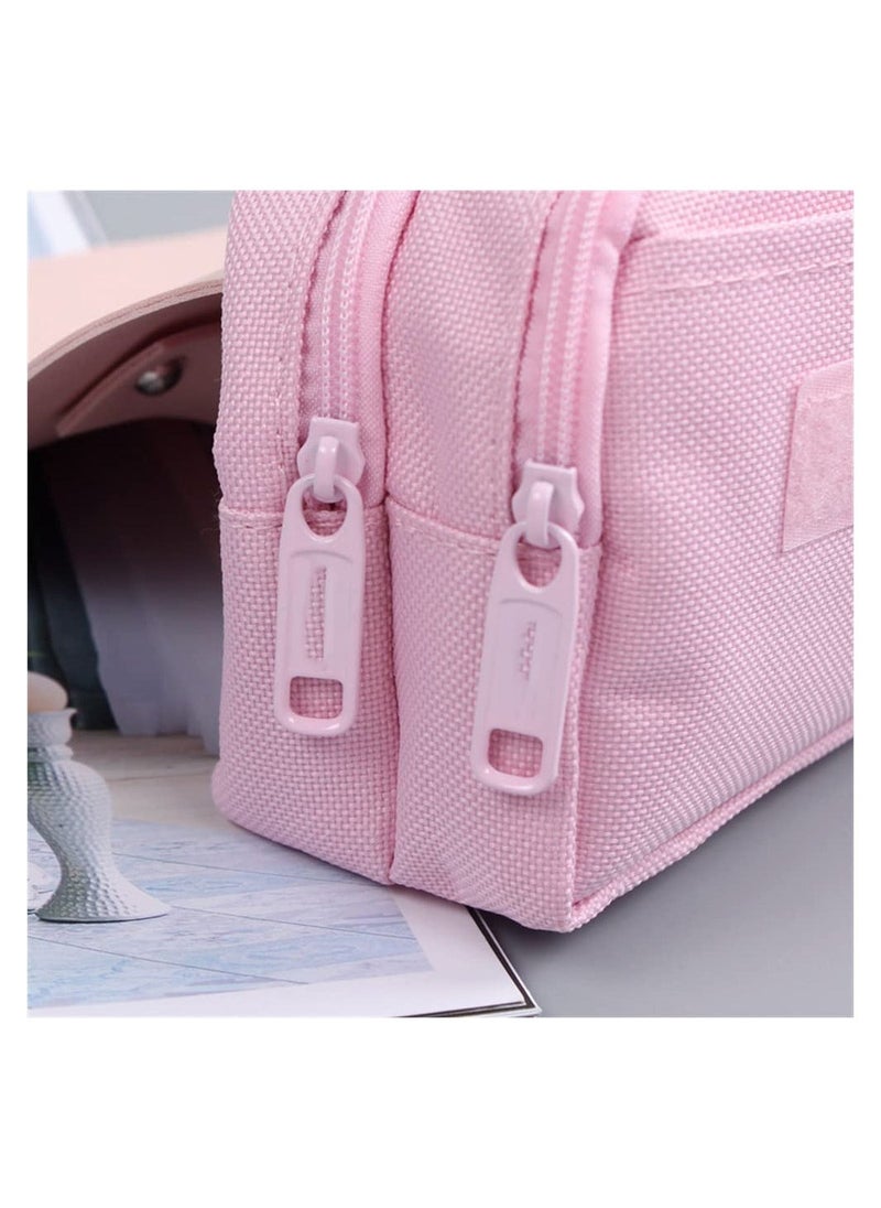 Kawaii Cherry Blossom Pencil Case, Pink Large Capacity Pouch for School Supplies, Makeup, and Stationery - Perfect for Teen Girls and Boys, Stylish Pencil Pouch and Pen Bag.
