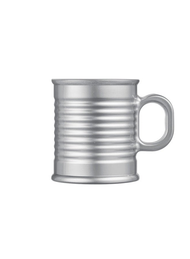 Luminarc mug for serving tea and chocolates, very convenient and suitable for the office. Made of high-quality French tempered glass in a silver color. Also suitable as a gift. - Image 1