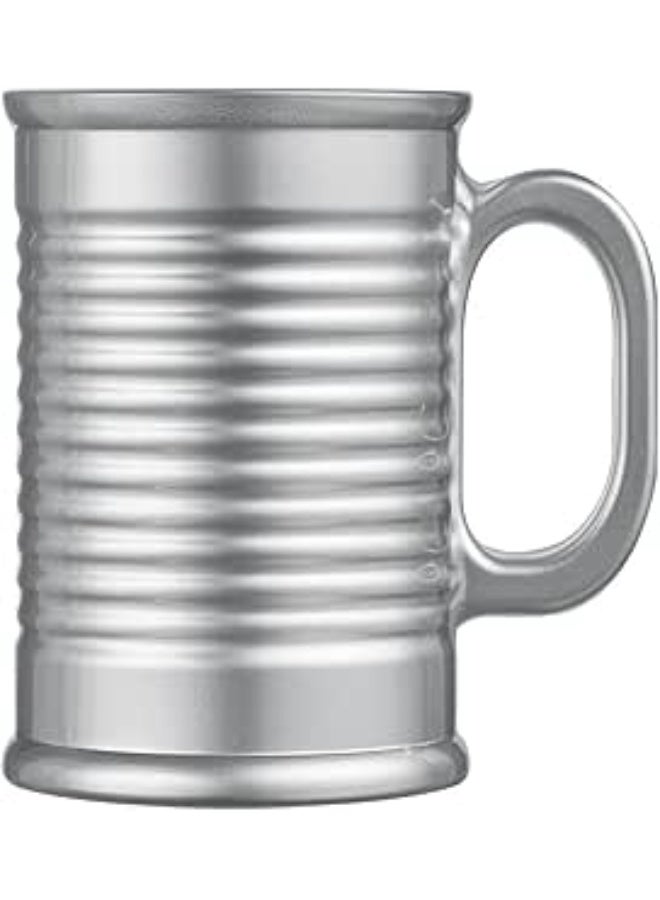 Luminarc mug for serving tea and chocolates, very convenient and suitable for the office. Made of high-quality French tempered glass in a silver color. Also suitable as a gift. - Image 2