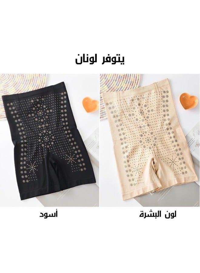 REOCLE Women's Body Shaper Fiber Restoration Shaper with High Elastic Waistband & Negative Ion Fabric & Antibacterial Crotch Body Shaper Underwear for Women Tummy Control - Image 2