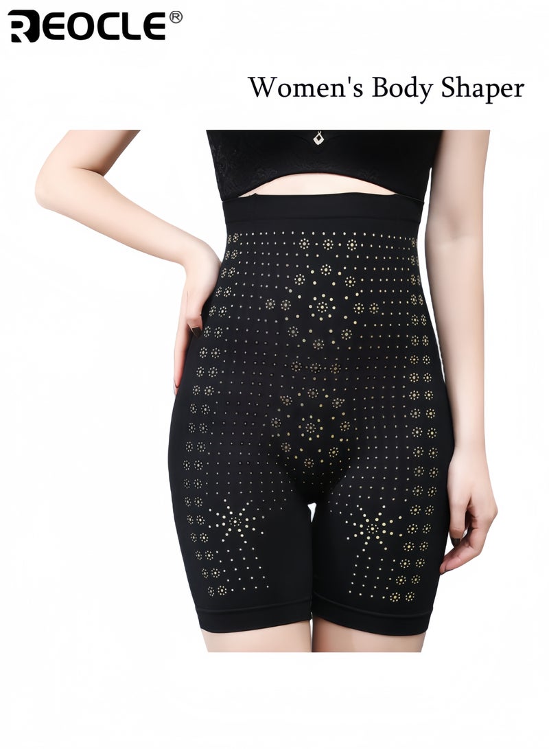 REOCLE Women's Body Shaper Fiber Restoration Shaper with High Elastic Waistband & Negative Ion Fabric & Antibacterial Crotch Body Shaper Underwear for Women Tummy Control - Image 1