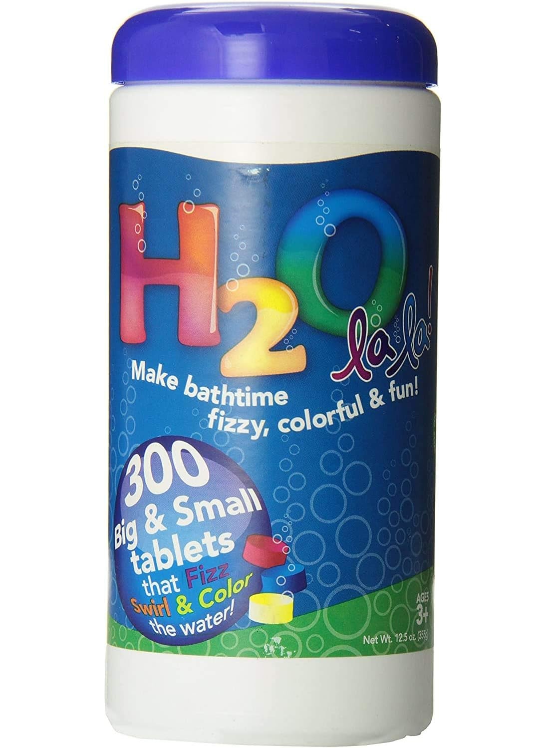 Color My Bath H2O La La Color Changing Bath Tablets 300Piece 