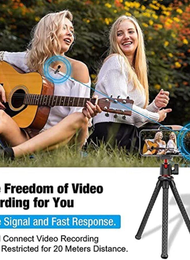 Phone Planet Wireless Lavalier Microphone for Type-C, Plug & Play Mini Mic for Android live broadcast gaming Video Recording - Image 4